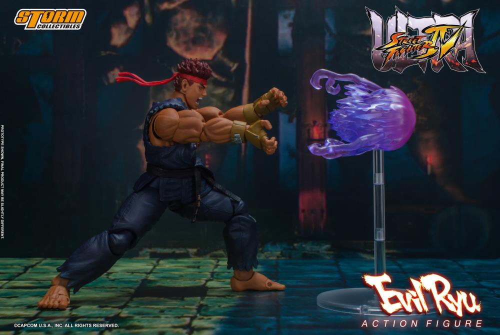 Ultra Street Fighter IV Evil Ryu 1/12 Scale Action Figure Gallery Image 19