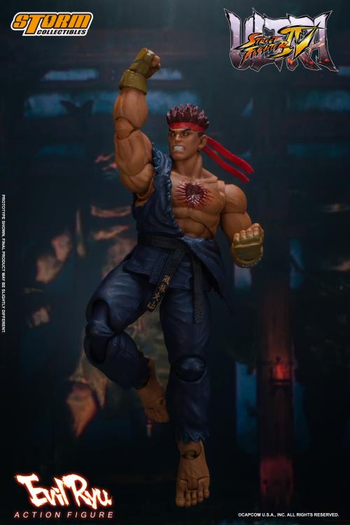 Ultra Street Fighter IV Evil Ryu 1/12 Scale Action Figure Gallery Image 15
