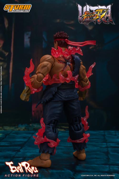 Ultra Street Fighter IV Evil Ryu 1/12 Scale Action Figure Gallery Image 5