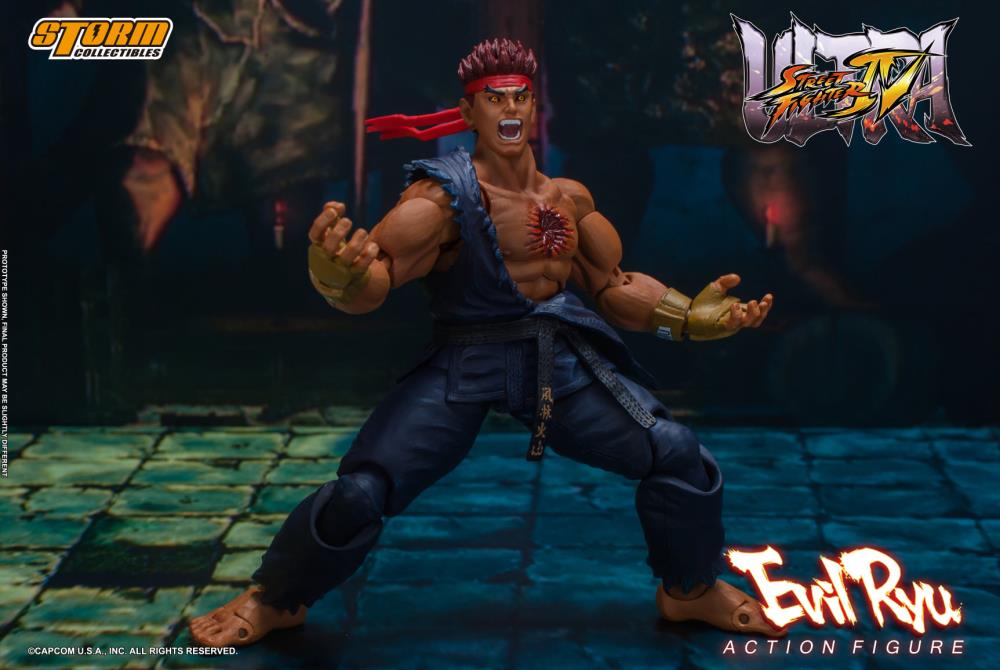 Ultra Street Fighter IV Evil Ryu 1/12 Scale Action Figure Gallery Image 24