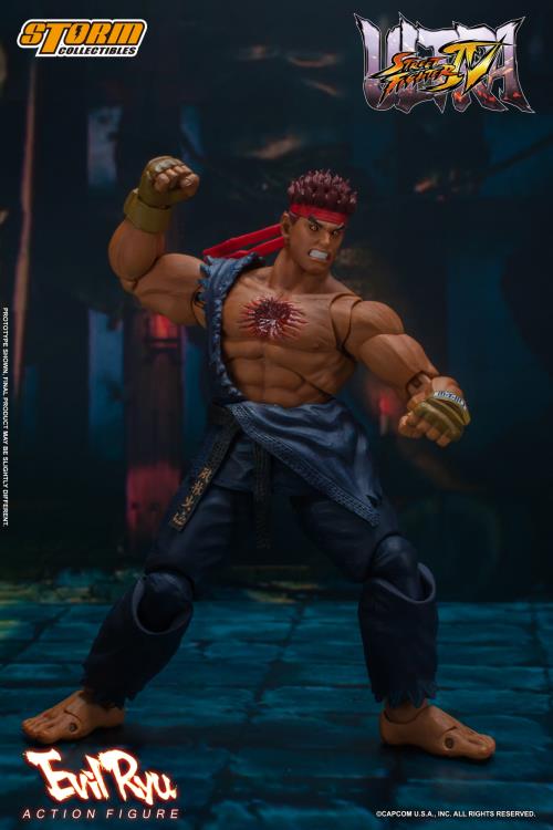 Ultra Street Fighter IV Evil Ryu 1/12 Scale Action Figure Gallery Image 8