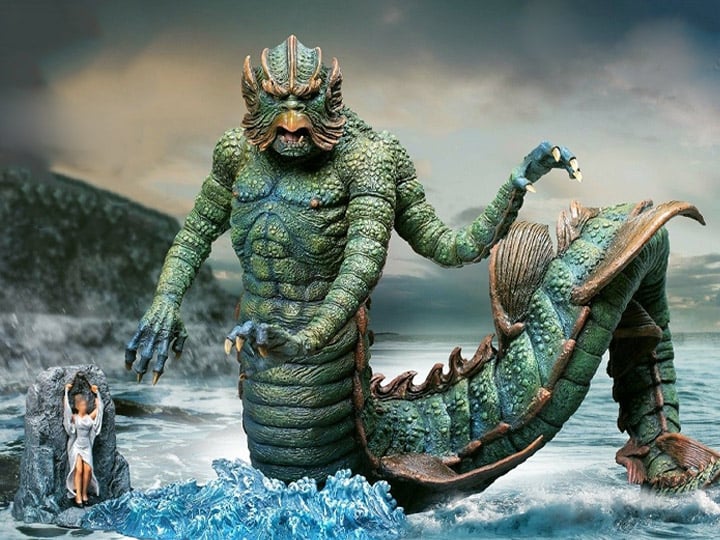 Clash of the Titans Gigantic Series Kraken (Deluxe Ver.) Limited Edition Soft Vinyl Statue Gallery Image 1