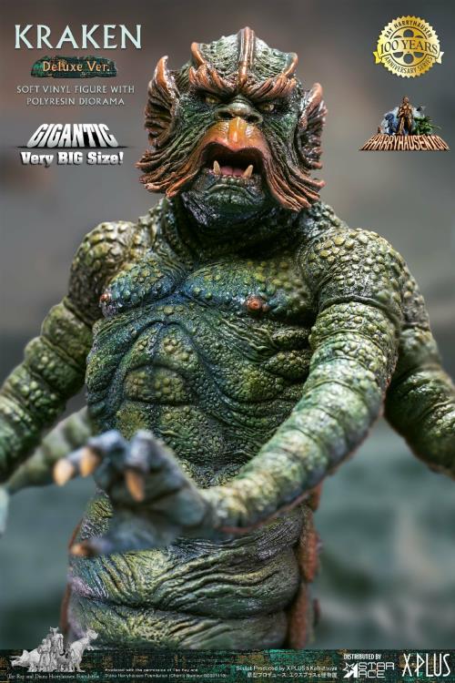 Clash of the Titans Gigantic Series Kraken (Deluxe Ver.) Limited Edition Soft Vinyl Statue Gallery Image 6