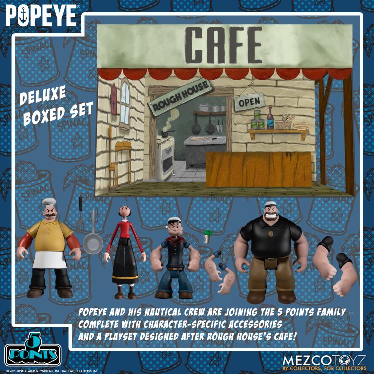 Popeye Classic Comic Strip 5 Points Deluxe Boxed Set Gallery Image 10