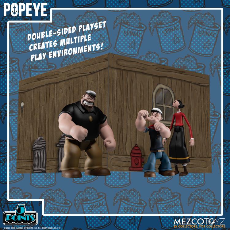 Popeye Classic Comic Strip 5 Points Deluxe Boxed Set Gallery Image 9