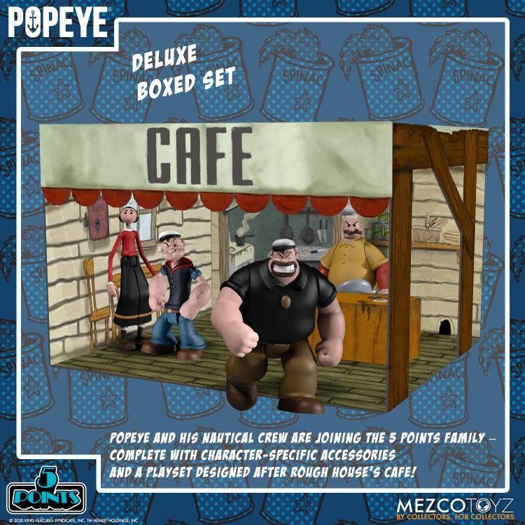 Popeye Classic Comic Strip 5 Points Deluxe Boxed Set Gallery Image 3