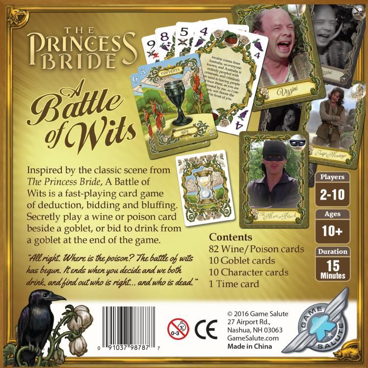 The Princess Bride Battle of Wits Card Game Gallery Image 10
