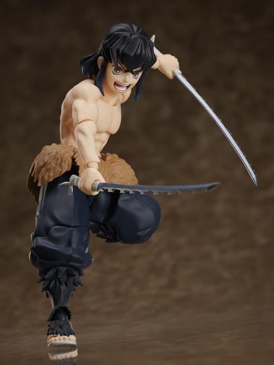 Demon Slayer: Kimetsu no Yaiba BUZZmod. Inosuke Hashibira 1/12 Scale Action Figure Gallery Image 8