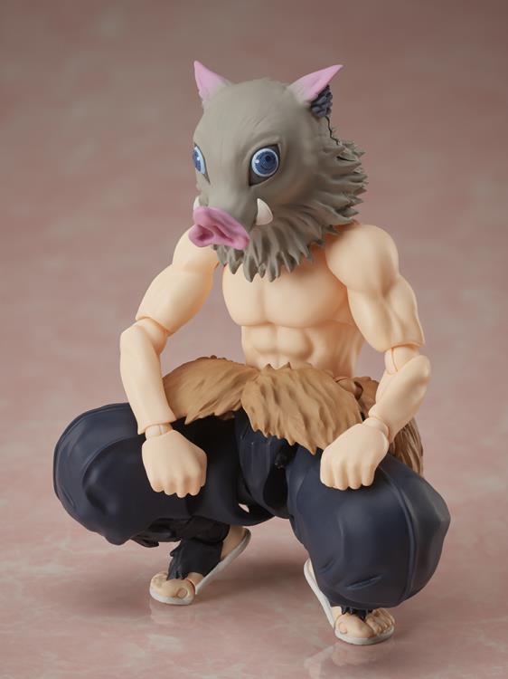 Demon Slayer: Kimetsu no Yaiba BUZZmod. Inosuke Hashibira 1/12 Scale Action Figure Gallery Image 10