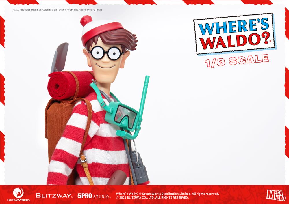 Where's Waldo? MEGAHERO Waldo 1/6 Scale Figure (With Bonus) Gallery Image 14