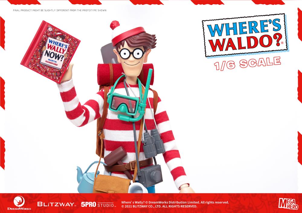 Where's Waldo? MEGAHERO Waldo 1/6 Scale Figure (With Bonus) Gallery Image 16