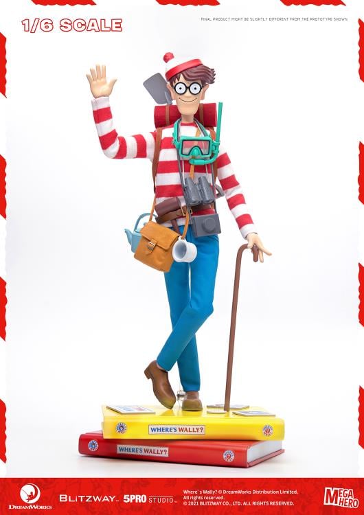 Where's Waldo? MEGAHERO Waldo 1/6 Scale Figure (With Bonus) Gallery Image 6