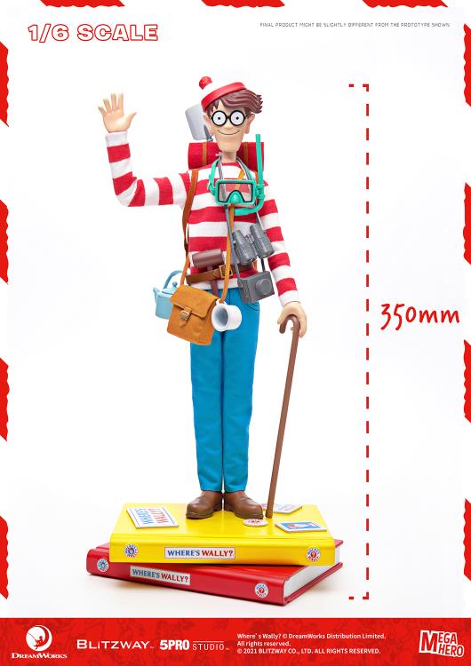 Where's Waldo? MEGAHERO Waldo 1/6 Scale Figure (With Bonus) Gallery Image 3