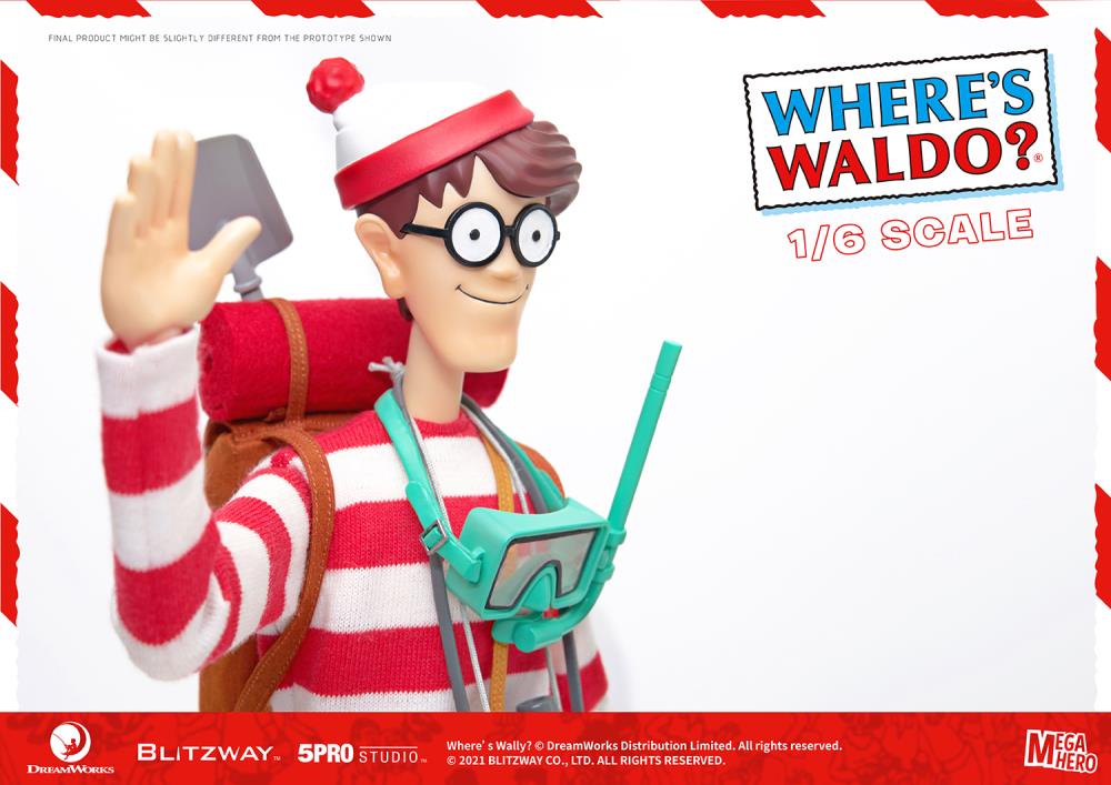 Where's Waldo? MEGAHERO Waldo 1/6 Scale Figure (With Bonus) Gallery Image 17