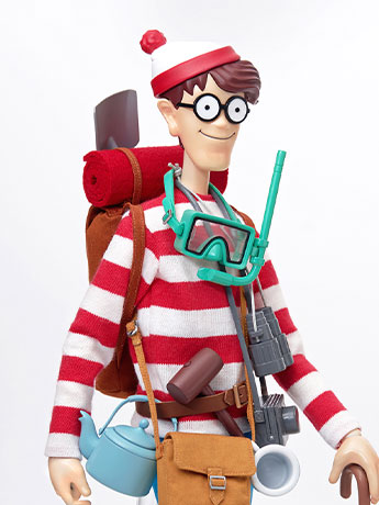 Where's Waldo? MEGAHERO Waldo 1/6 Scale Figure (With Bonus) Gallery Image 2