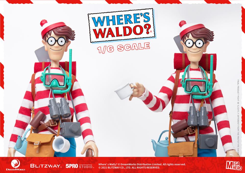 Where's Waldo? MEGAHERO Waldo 1/6 Scale Figure (With Bonus) Gallery Image 15