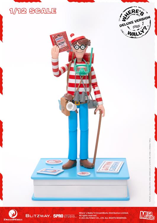 Where's Waldo? MEGAHERO Waldo 1/12 Scale Deluxe Figure Gallery Image 9