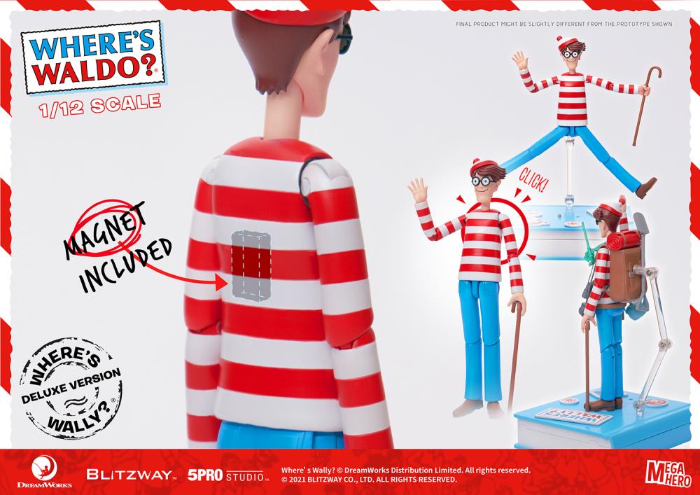 Where's Waldo? MEGAHERO Waldo 1/12 Scale Deluxe Figure Gallery Image 17