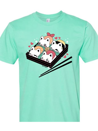 Sushi Bento Box T-Shirt Gallery Image 2