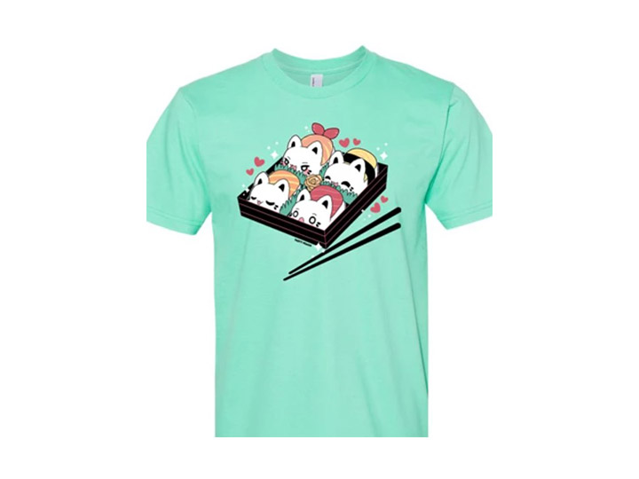 Sushi Bento Box T-Shirt Gallery Image 1