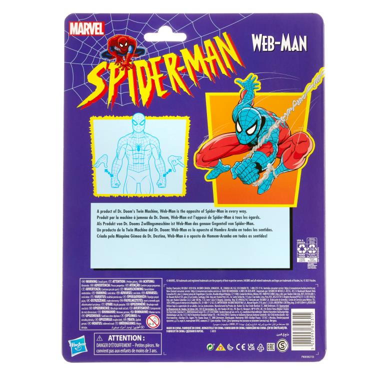 Spider-Man Marvel Legends Retro Collection Web-Man Action Figure Gallery Image 11