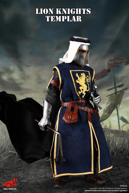 Malta Knights Hospitaller & Lion Knight Templar 1/6 Scale Figure Set Gallery Image 16