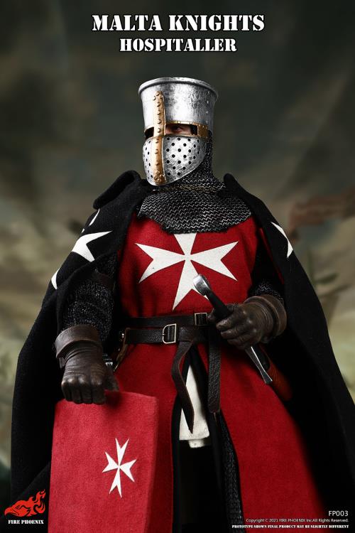 Malta Knights Hospitaller & Lion Knight Templar 1/6 Scale Figure Set Gallery Image 5