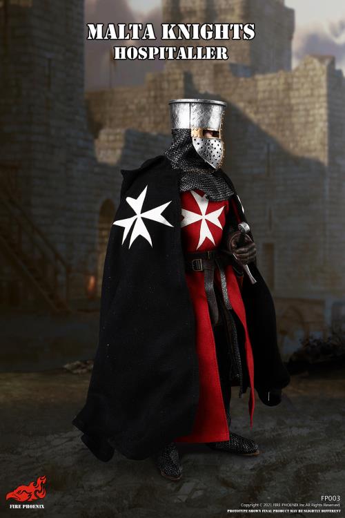 Malta Knights Hospitaller & Lion Knight Templar 1/6 Scale Figure Set Gallery Image 6
