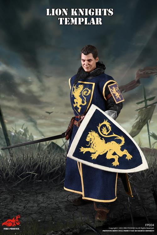 Malta Knights Hospitaller & Lion Knight Templar 1/6 Scale Figure Set Gallery Image 20