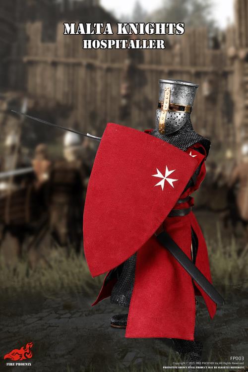 Malta Knights Hospitaller & Lion Knight Templar 1/6 Scale Figure Set Gallery Image 7
