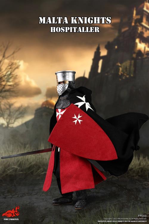 Malta Knights Hospitaller & Lion Knight Templar 1/6 Scale Figure Set Gallery Image 4