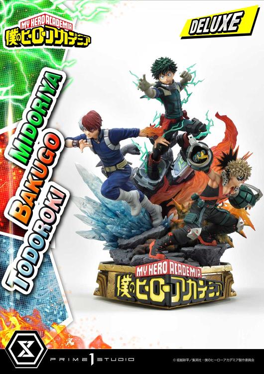 My Hero Academia Ultimate Premium Masterline Midoriya, Bakugo, and Todoroki Deluxe 1/4 Scale Diorama (With Bonus) Gallery Image 5