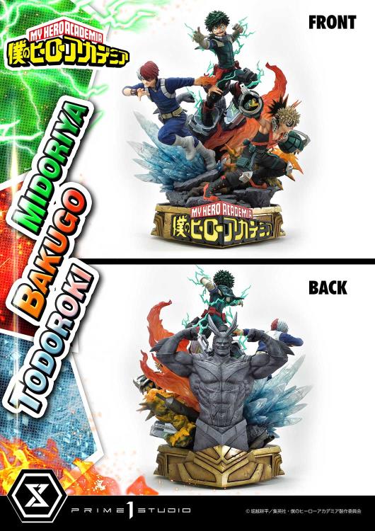 My Hero Academia Ultimate Premium Masterline Midoriya, Bakugo, and Todoroki Deluxe 1/4 Scale Diorama (With Bonus) Gallery Image 10