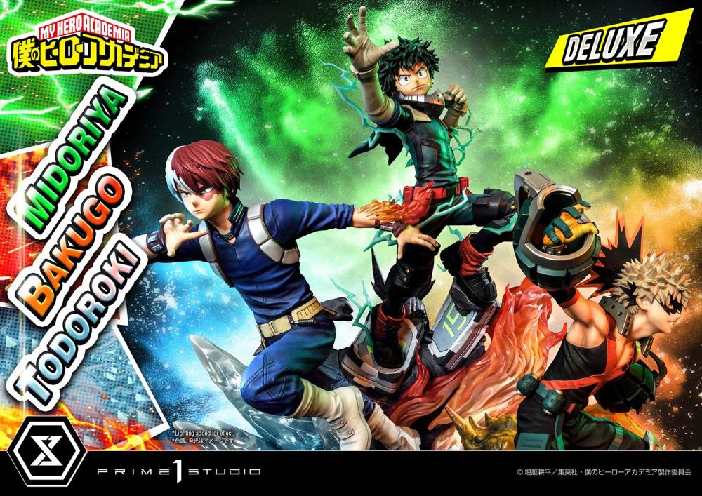My Hero Academia Ultimate Premium Masterline Midoriya, Bakugo, and Todoroki Deluxe 1/4 Scale Diorama (With Bonus) Gallery Image 12