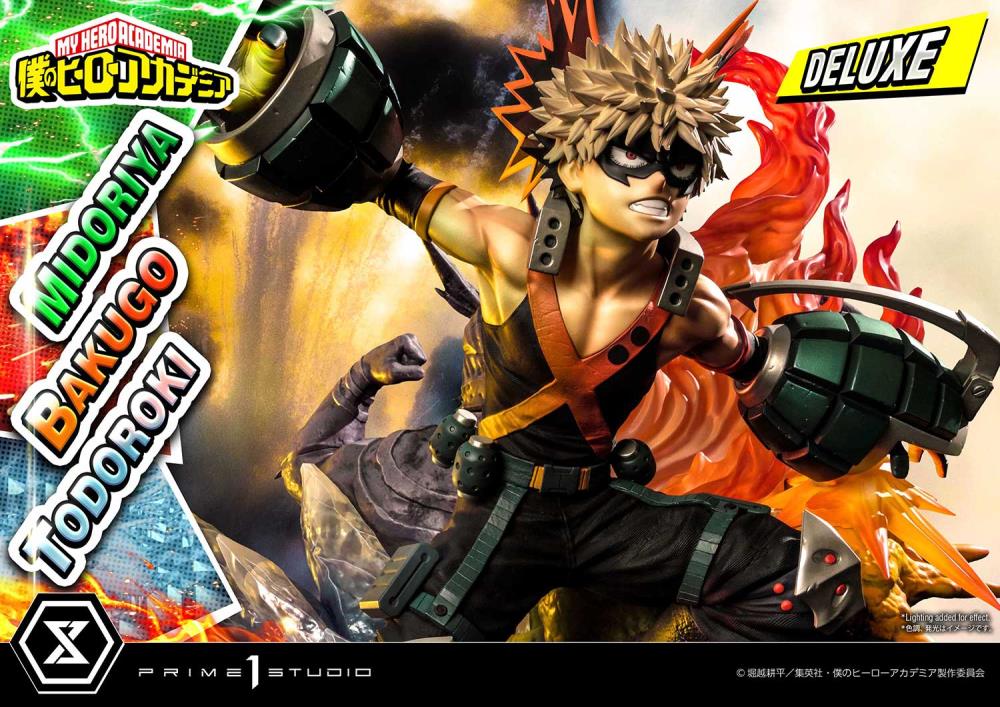 My Hero Academia Ultimate Premium Masterline Midoriya, Bakugo, and Todoroki Deluxe 1/4 Scale Diorama (With Bonus) Gallery Image 16