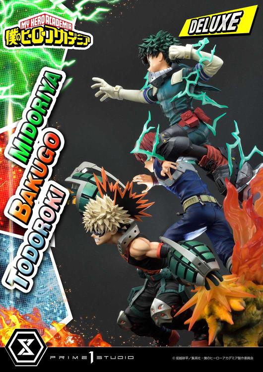 My Hero Academia Ultimate Premium Masterline Midoriya, Bakugo, and Todoroki Deluxe 1/4 Scale Diorama (With Bonus) Gallery Image 46