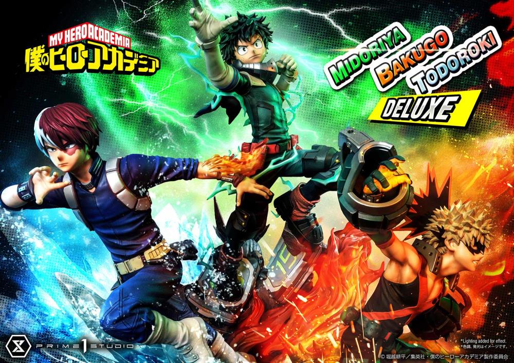 My Hero Academia Ultimate Premium Masterline Midoriya, Bakugo, and Todoroki Deluxe 1/4 Scale Diorama (With Bonus) Gallery Image 28
