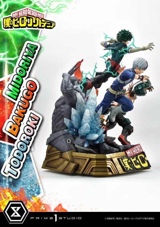 My Hero Academia Ultimate Premium Masterline Midoriya, Bakugo, and Todoroki Deluxe 1/4 Scale Diorama (With Bonus) Gallery Image 9