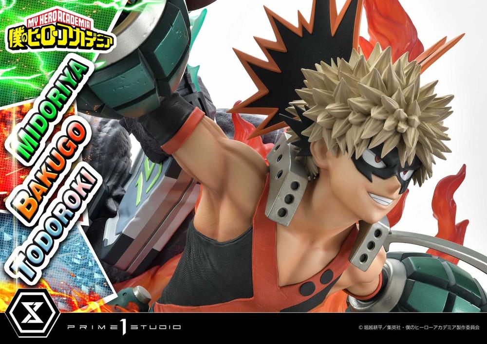 My Hero Academia Ultimate Premium Masterline Midoriya, Bakugo, and Todoroki Deluxe 1/4 Scale Diorama (With Bonus) Gallery Image 56