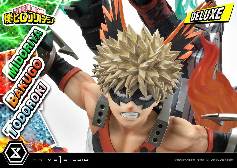 My Hero Academia Ultimate Premium Masterline Midoriya, Bakugo, and Todoroki Deluxe 1/4 Scale Diorama (With Bonus) Gallery Image 22