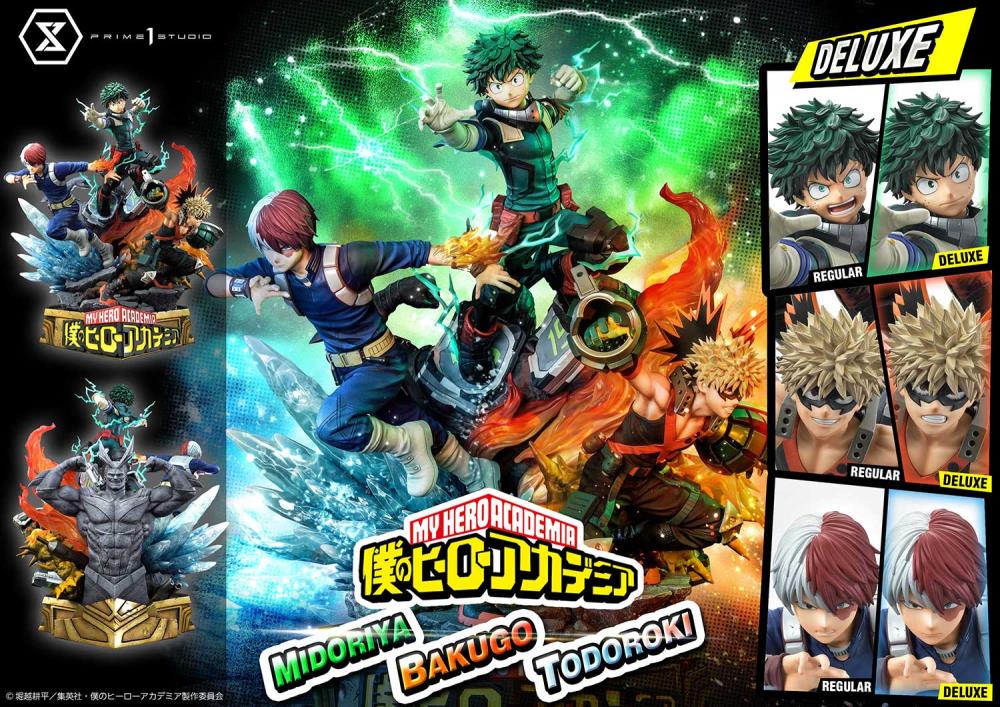 My Hero Academia Ultimate Premium Masterline Midoriya, Bakugo, and Todoroki Deluxe 1/4 Scale Diorama (With Bonus) Gallery Image 68