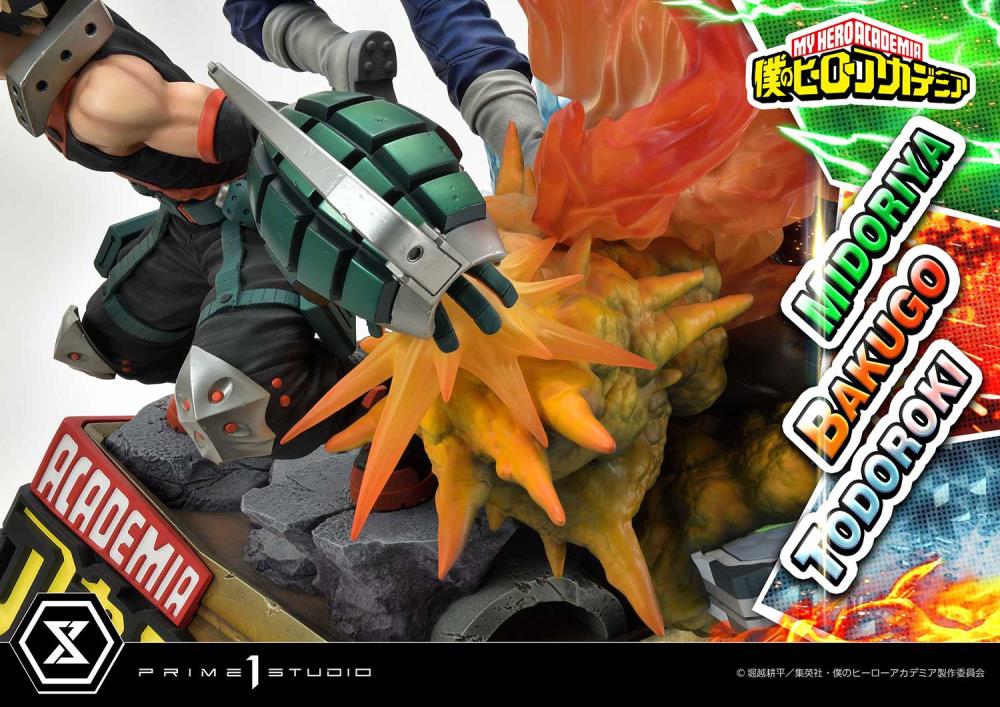 My Hero Academia Ultimate Premium Masterline Midoriya, Bakugo, and Todoroki Deluxe 1/4 Scale Diorama (With Bonus) Gallery Image 63