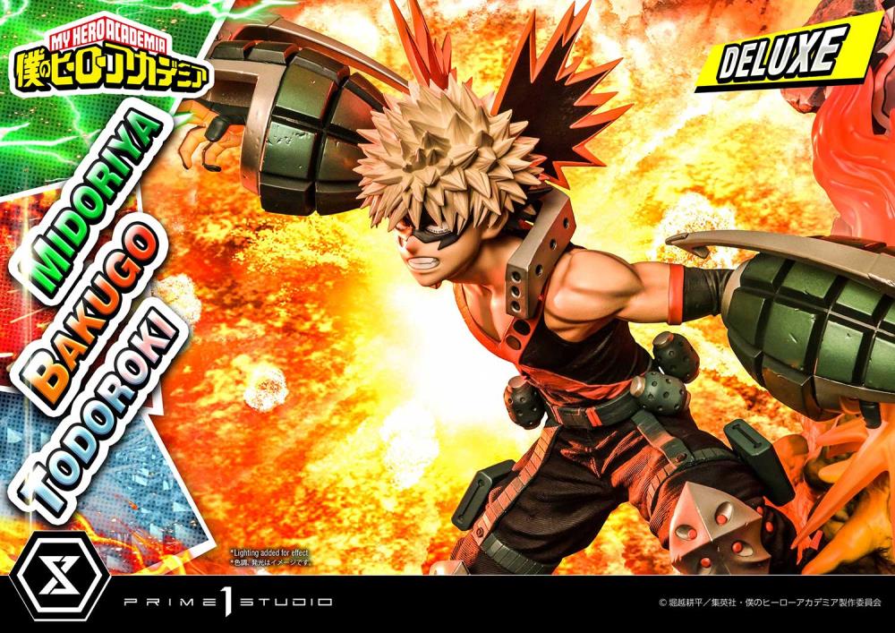 My Hero Academia Ultimate Premium Masterline Midoriya, Bakugo, and Todoroki Deluxe 1/4 Scale Diorama (With Bonus) Gallery Image 36
