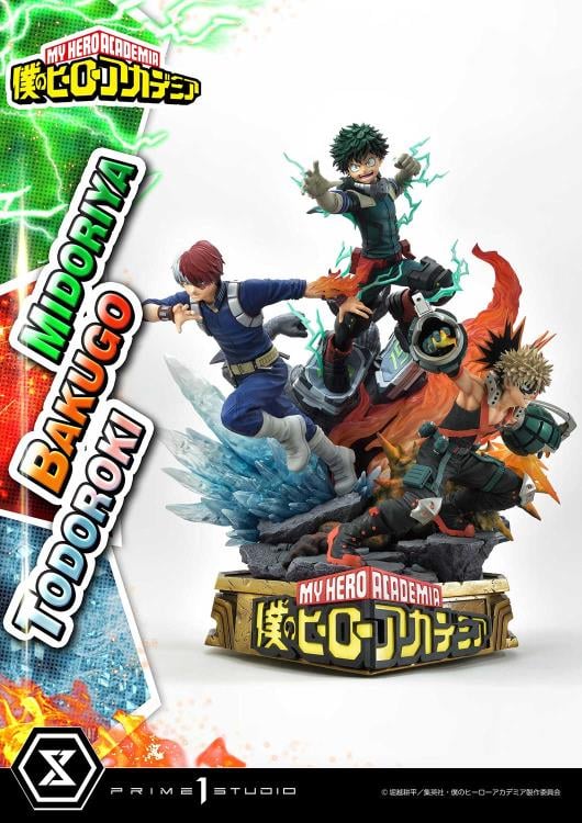 My Hero Academia Ultimate Premium Masterline Midoriya, Bakugo, and Todoroki Deluxe 1/4 Scale Diorama (With Bonus) Gallery Image 7