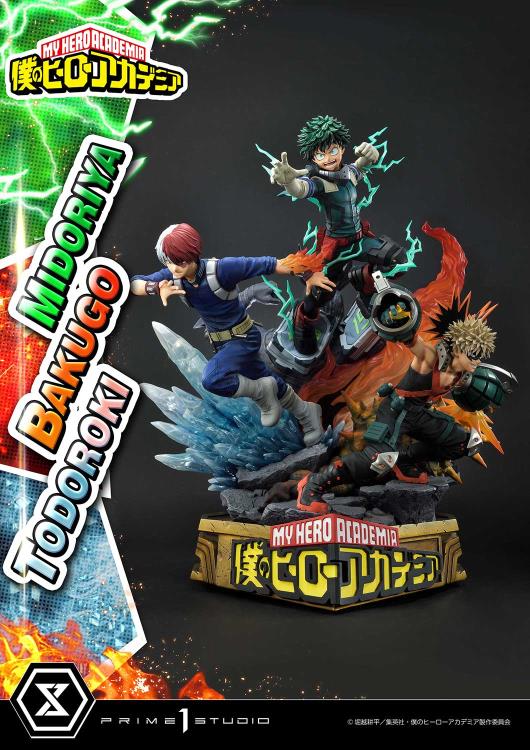 My Hero Academia Ultimate Premium Masterline Midoriya, Bakugo, and Todoroki Deluxe 1/4 Scale Diorama (With Bonus) Gallery Image 47