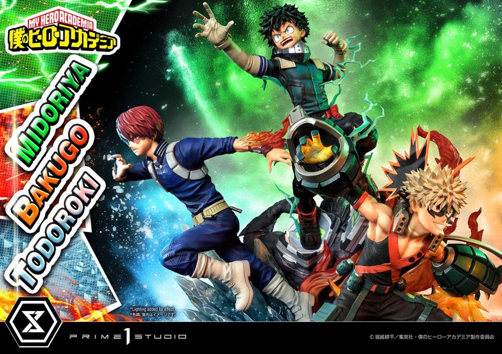 My Hero Academia Ultimate Premium Masterline Midoriya, Bakugo, and Todoroki Deluxe 1/4 Scale Diorama (With Bonus) Gallery Image 40