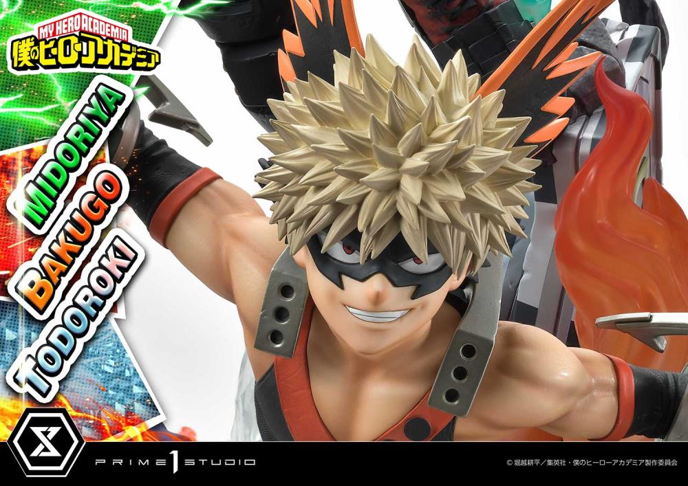 My Hero Academia Ultimate Premium Masterline Midoriya, Bakugo, and Todoroki Deluxe 1/4 Scale Diorama (With Bonus) Gallery Image 55