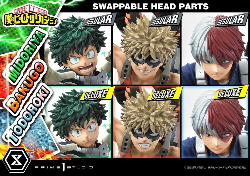 My Hero Academia Ultimate Premium Masterline Midoriya, Bakugo, and Todoroki Deluxe 1/4 Scale Diorama (With Bonus) Gallery Image 11