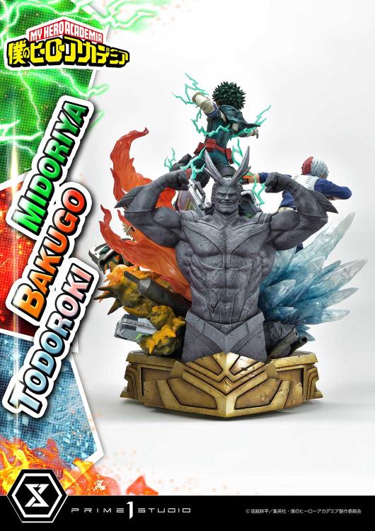 My Hero Academia Ultimate Premium Masterline Midoriya, Bakugo, and Todoroki Deluxe 1/4 Scale Diorama (With Bonus) Gallery Image 8