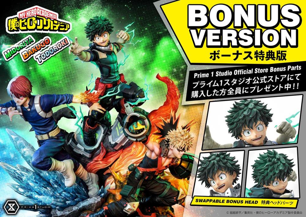 My Hero Academia Ultimate Premium Masterline Midoriya, Bakugo, and Todoroki Deluxe 1/4 Scale Diorama (With Bonus) Gallery Image 69